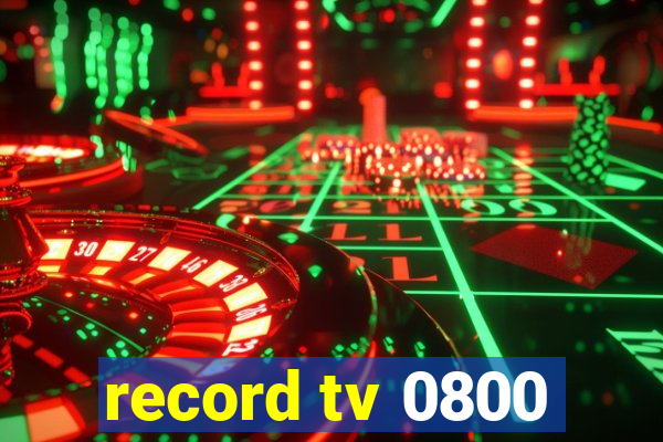 record tv 0800