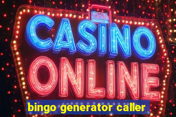 bingo generator caller