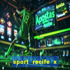 sport recife x ponte preta palpite