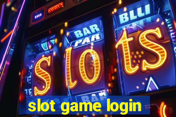 slot game login