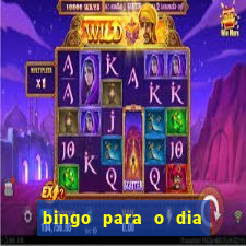 bingo para o dia do estudante