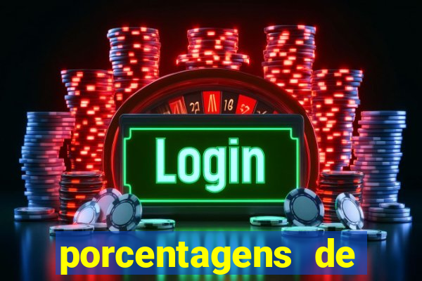 porcentagens de jogos pagantes