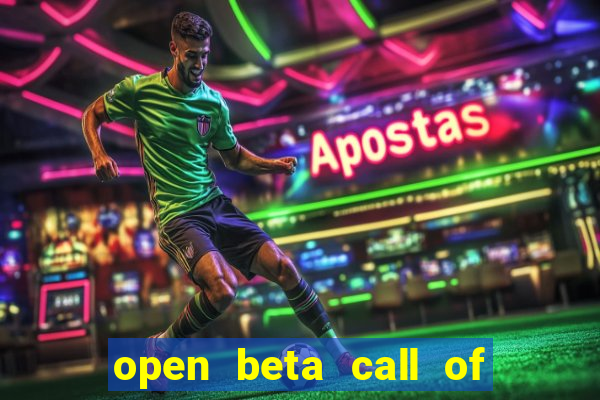 open beta call of duty black ops 6