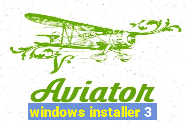 windows installer 3