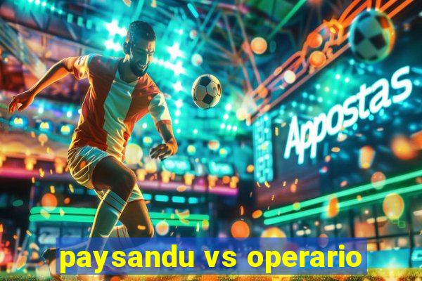 paysandu vs operario