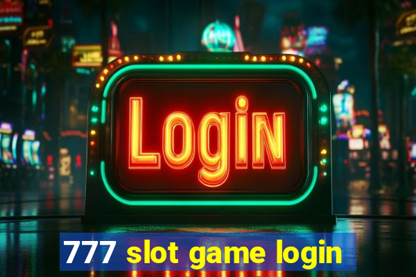 777 slot game login