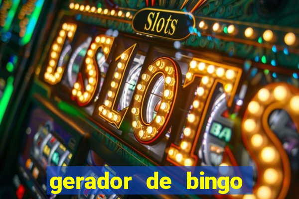 gerador de bingo de palavras