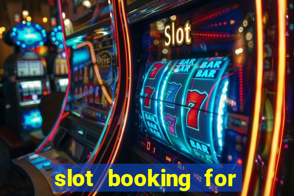 slot booking for driving licence