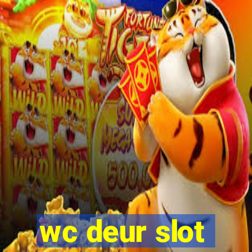 wc deur slot