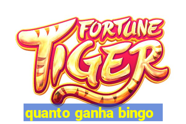 quanto ganha bingo