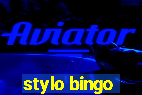 stylo bingo