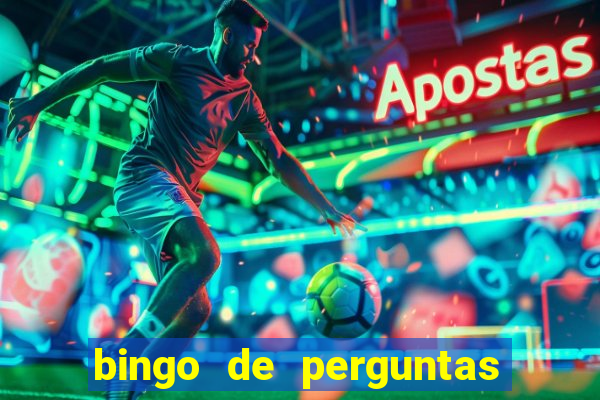 bingo de perguntas e respostas