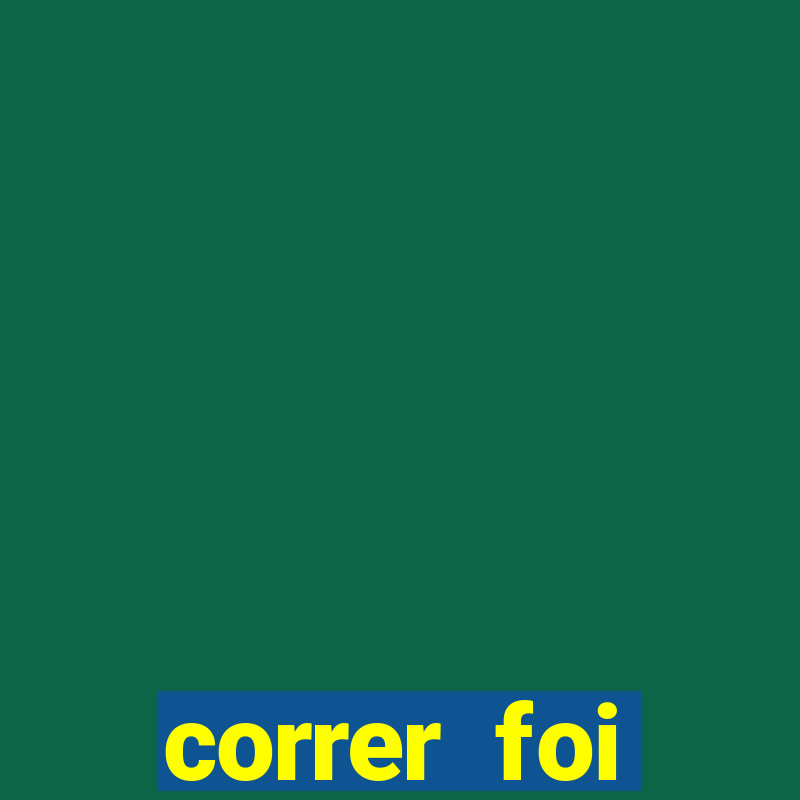 correr foi inventado em 1879