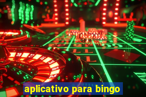 aplicativo para bingo