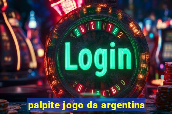 palpite jogo da argentina