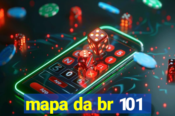 mapa da br 101