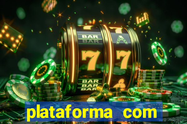 plataforma com chuva de dinheiro