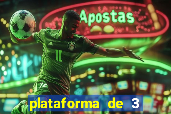 plataforma de 3 reais jogo