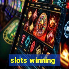 slots winning