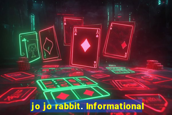 jo jo rabbit. Informational