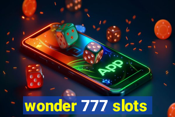 wonder 777 slots