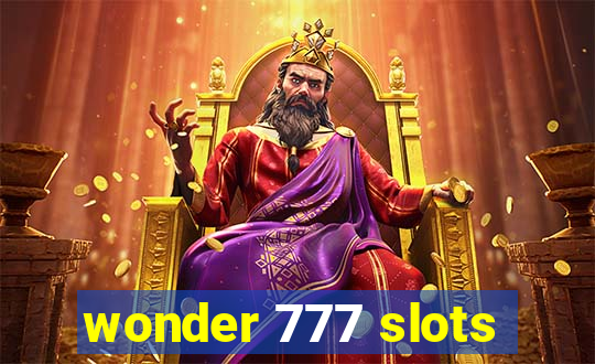 wonder 777 slots