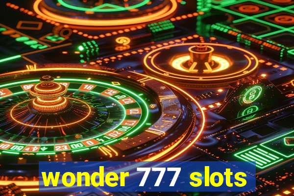 wonder 777 slots