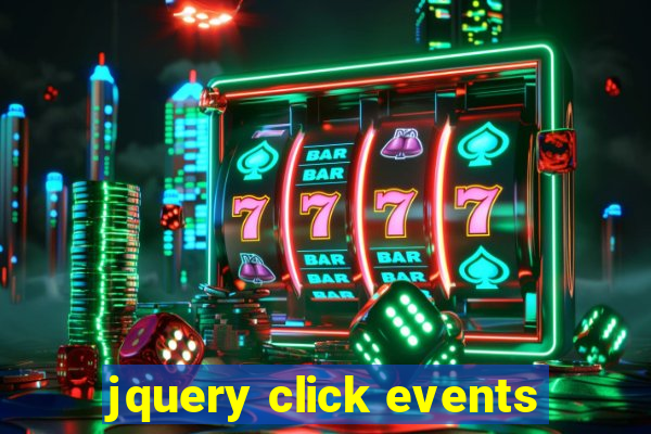 jquery click events