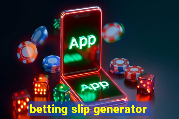 betting slip generator