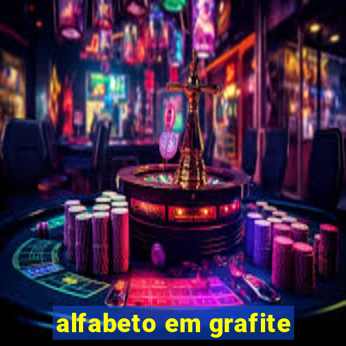 alfabeto em grafite