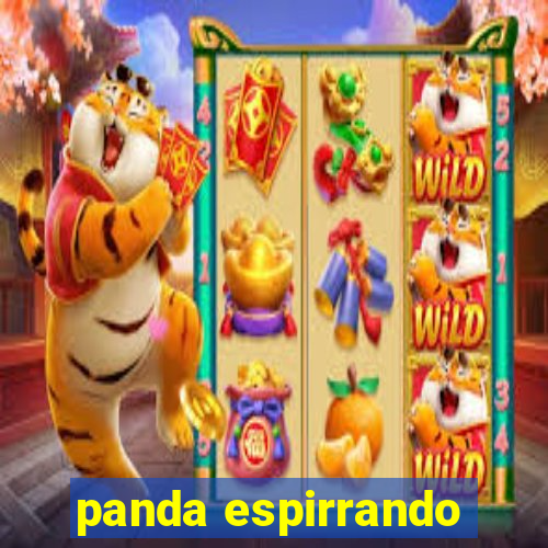 panda espirrando