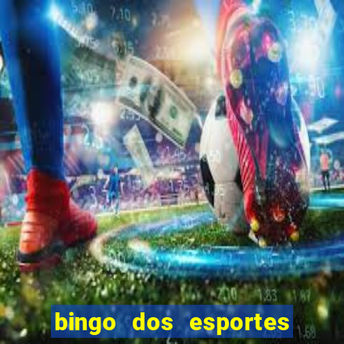 bingo dos esportes para imprimir