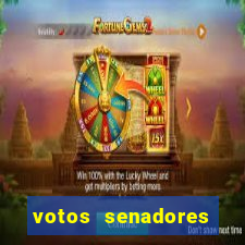 votos senadores impeachment moraes