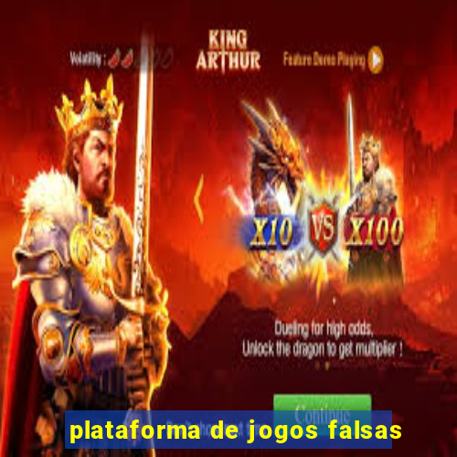 plataforma de jogos falsas