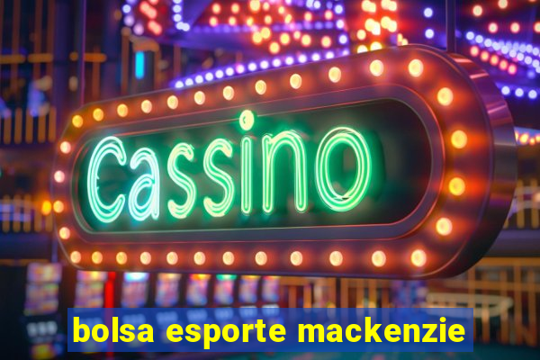 bolsa esporte mackenzie