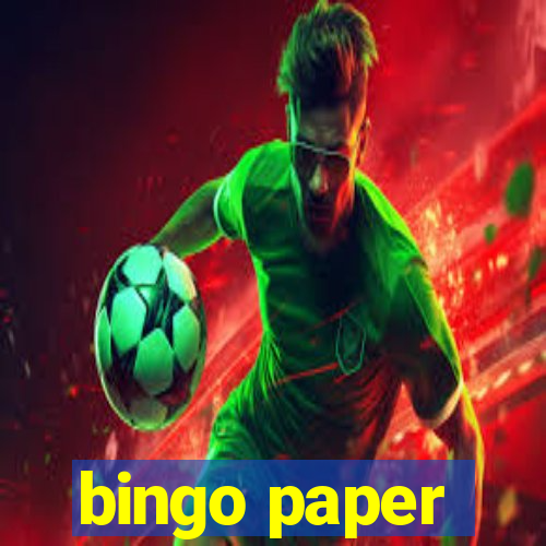 bingo paper