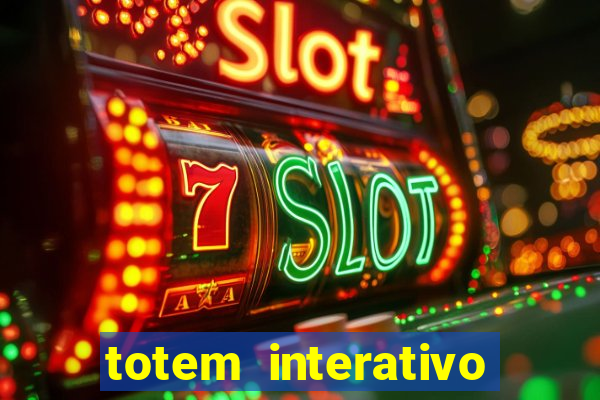 totem interativo touch screen