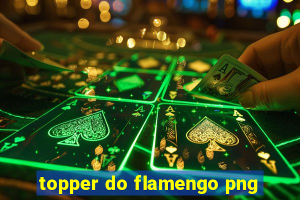 topper do flamengo png