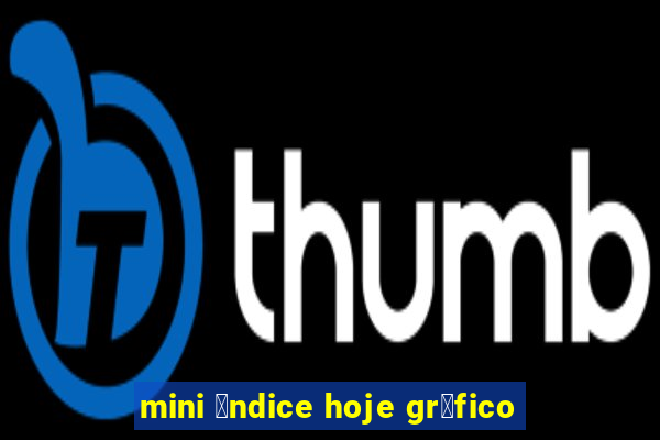 mini 铆ndice hoje gr谩fico