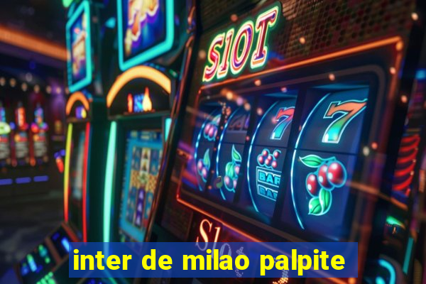 inter de milao palpite