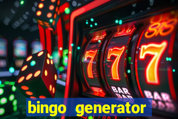 bingo generator with images