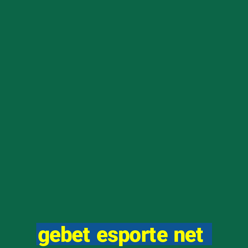 gebet esporte net