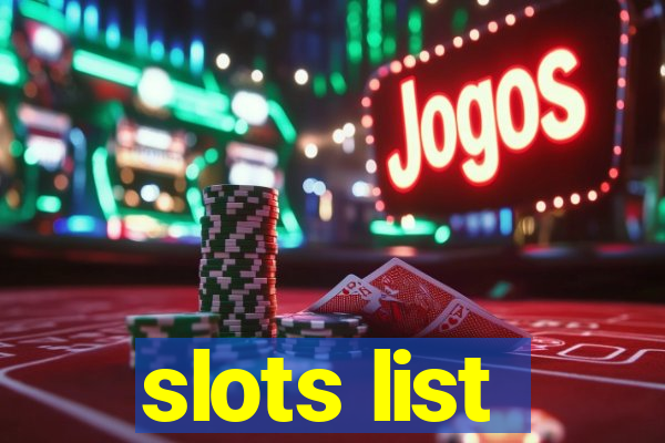 slots list