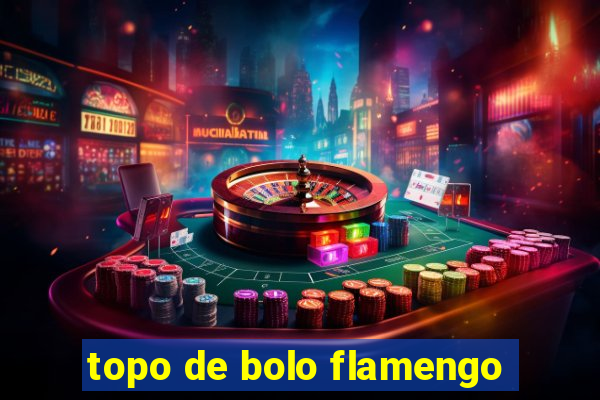 topo de bolo flamengo