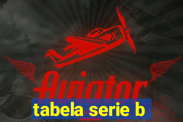 tabela serie b