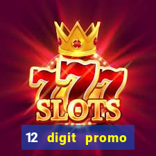 12 digit promo code party casino