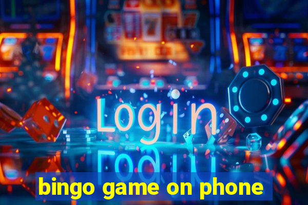 bingo game on phone