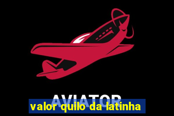 valor quilo da latinha