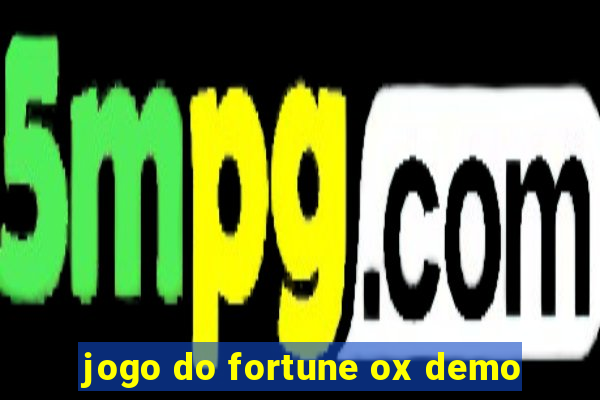 jogo do fortune ox demo