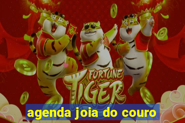 agenda joia do couro